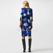 Joseph Ribkoff Plaid Print Dress - Style 253278