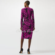 Joseph Ribkoff Abstract Print Wrap Dress - Style 253282