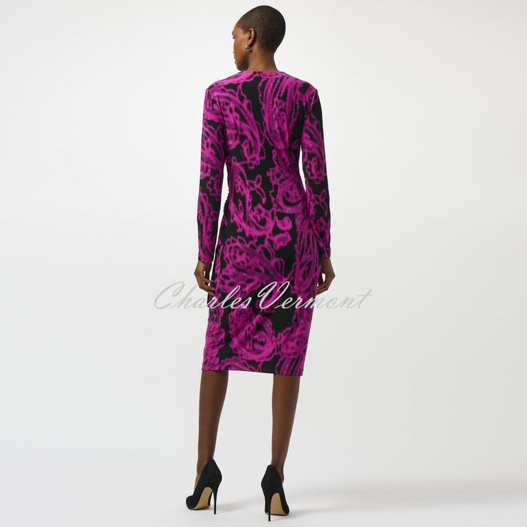 Joseph Ribkoff Abstract Print Wrap Dress - Style 253282