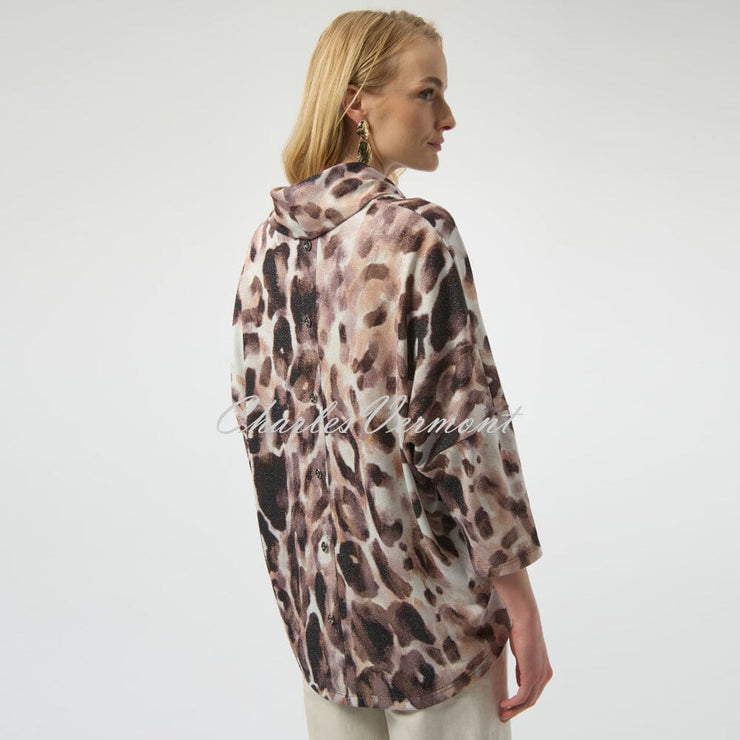 Joseph Ribkoff Animal Print Tunic Top - Style 254033