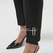Joseph Ribkoff Trouser With Eyelet Hem Detail - Style 254045