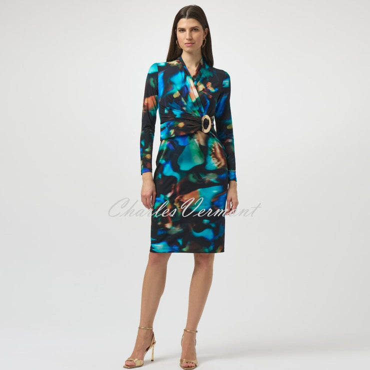 Joseph Ribkoff Abstract Print Dress - Style 254070