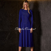 Joseph Ribkoff Sparkle Fit And Flare Dress - Style 254082