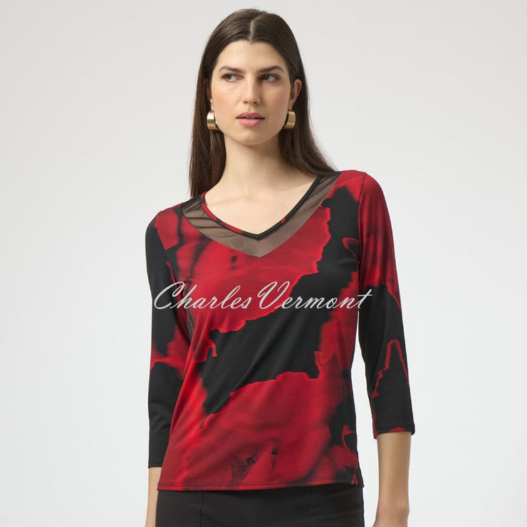 Joseph Ribkoff Abstract Print Top - Style 254095
