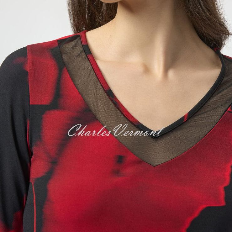 Joseph Ribkoff Abstract Print Top - Style 254095