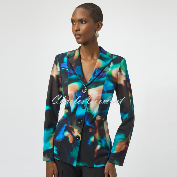 Joseph Ribkoff Abstract Print Blazer Jacket - Style 254104