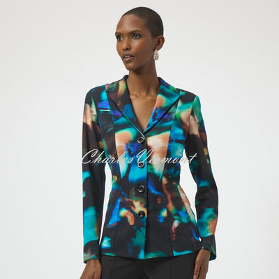 Joseph Ribkoff Abstract Print Blazer Jacket - Style 254104