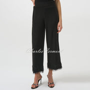 Joseph Ribkoff Culotte Trouser With Fringe Hem - Style 254147