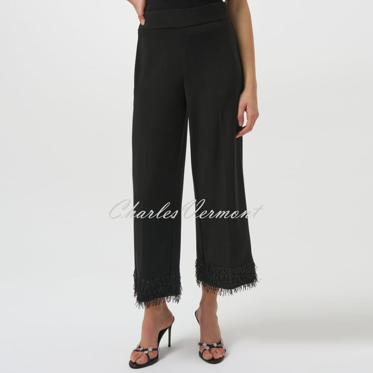 Joseph Ribkoff Culotte Trouser With Fringe Hem - Style 254147