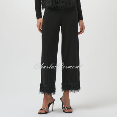 Joseph Ribkoff Culotte Trouser With Fringe Hem - Style 254147