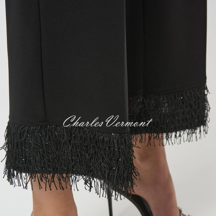 Joseph Ribkoff Culotte Trouser With Fringe Hem - Style 254147