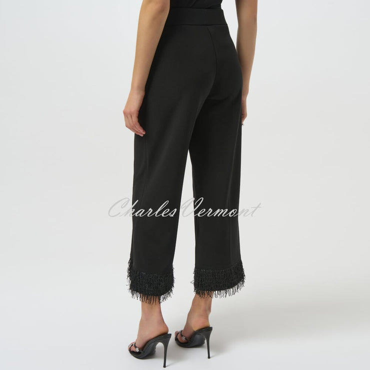 Joseph Ribkoff Culotte Trouser With Fringe Hem - Style 254147