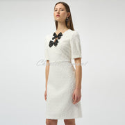 Joseph Ribkoff Dress With Bow Detail - Style 254177