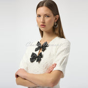 Joseph Ribkoff Dress With Bow Detail - Style 254177