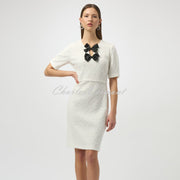 Joseph Ribkoff Dress With Bow Detail - Style 254177
