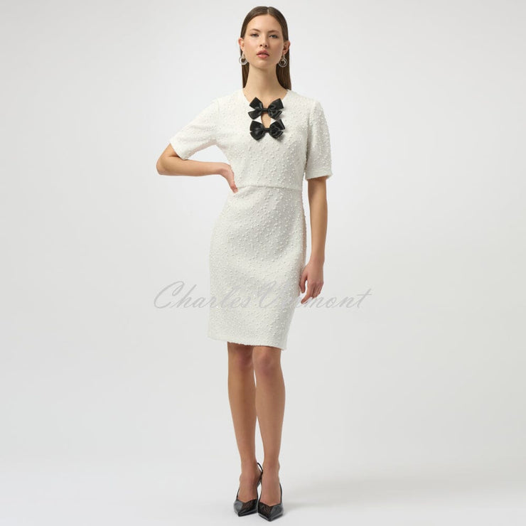 Joseph Ribkoff Dress With Bow Detail - Style 254177