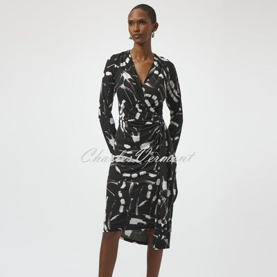Joseph Ribkoff Mock Wrap Dress - Style 254190