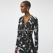 Joseph Ribkoff Mock Wrap Dress - Style 254190