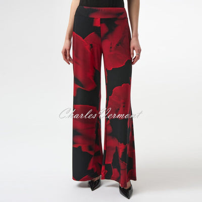 Joseph Ribkoff Abstract Print Wide Leg Trouser - Style 254198