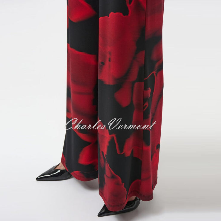 Joseph Ribkoff Abstract Print Wide Leg Trouser - Style 254198