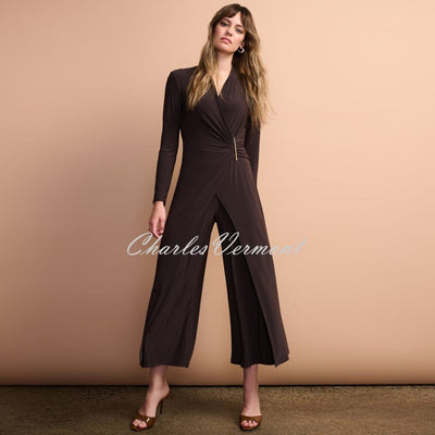 Joseph Ribkoff Wide Leg Wrap Jumpsuit - Style 254219