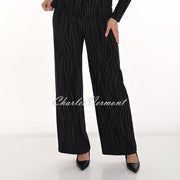 Frank Lyman Trouser With Textured Gold Print - Style 254295