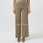 Joseph Ribkoff Classic Wide Leg Pull On Jean - Style 254919 (Fawn)