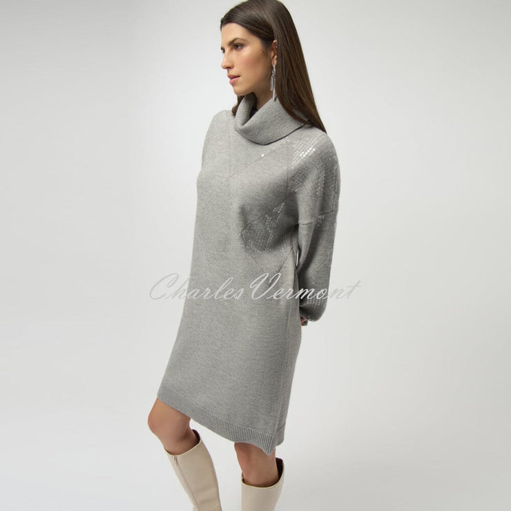 Joseph Ribkoff Sweater Dress With Sequin Detail - Style 254931