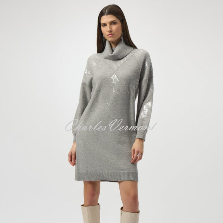 Joseph Ribkoff Sweater Dress With Sequin Detail - Style 254931