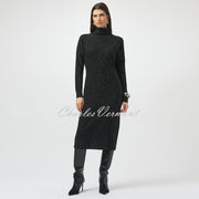 Joseph Ribkoff Sequinned Turtleneck Dress - Style 254932