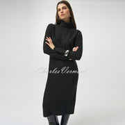 Joseph Ribkoff Sequinned Turtleneck Dress - Style 254932
