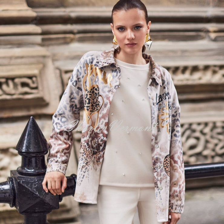 Frank Lyman Animal Print Shacket - Style 254934