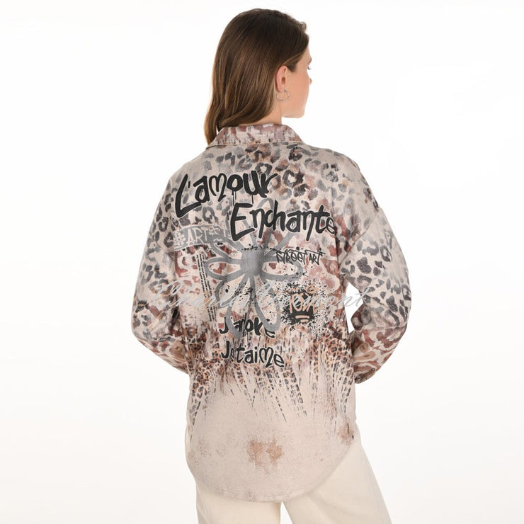 Frank Lyman Animal Print Shacket - Style 254934