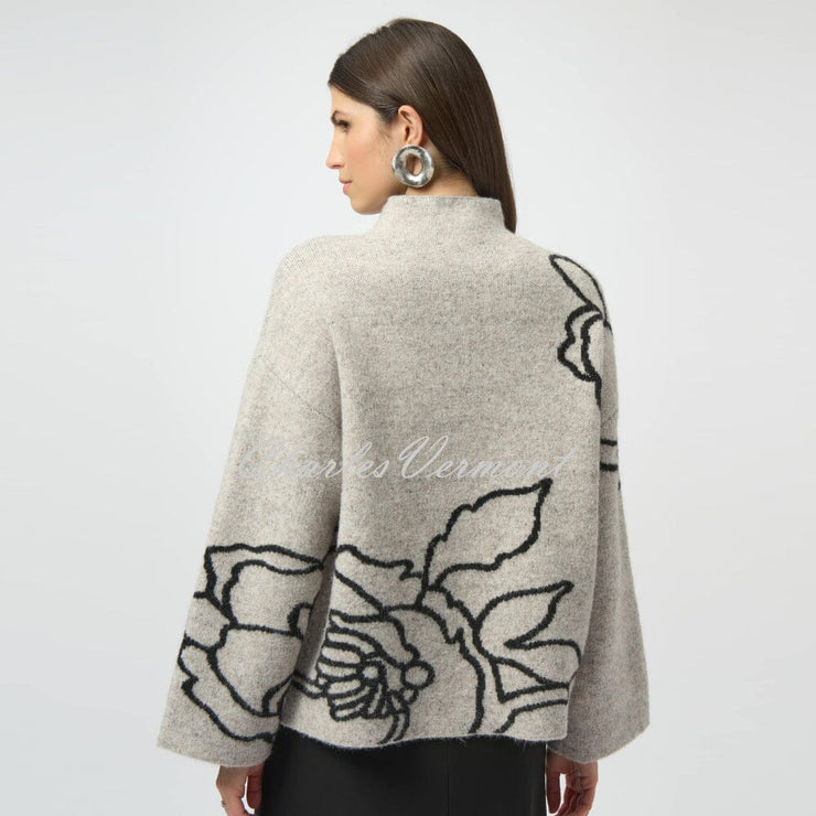 Joseph Ribkoff Floral Print Sweater - Style 254943