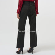 Joseph Ribkoff Wide Leg Jeans With Rhinestone Detail - Style 254962
