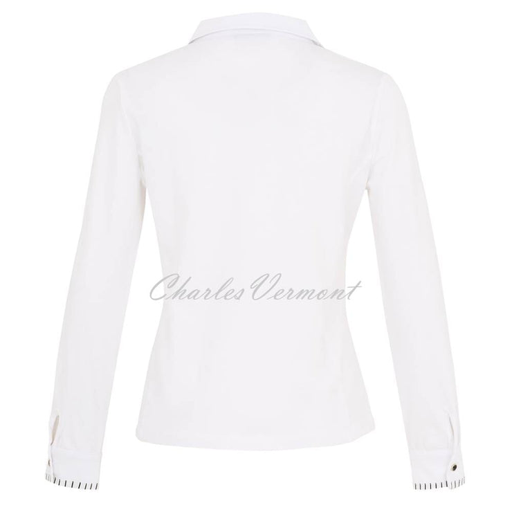 Dolcezza 'Ça Se Célèbre Blouse With Rhinestone Detail - Style 25604