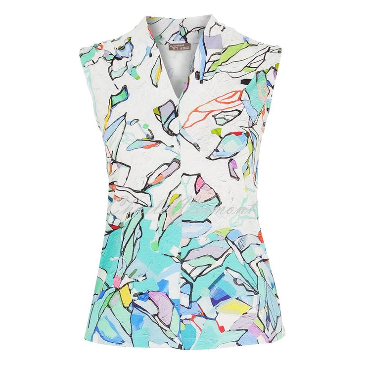 Dolcezza 'Half Moon Morning' Sleeveless Top - Style 25612