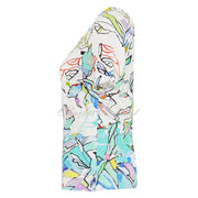 Dolcezza 'Half Moon Morning' V-Neck Top - Style 25613