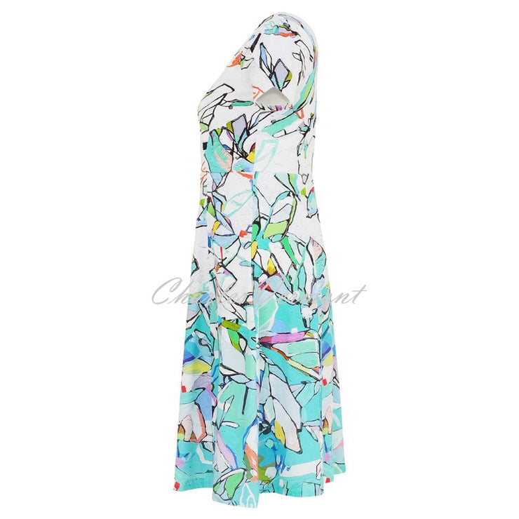 Dolcezza 'Half Moon Morning' Square Neck Dress - Style 25615