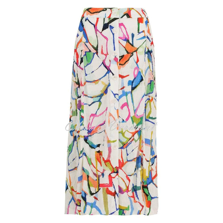 Dolcezza 'Fighting The Wind' Seersucker Skirt - Style 25643