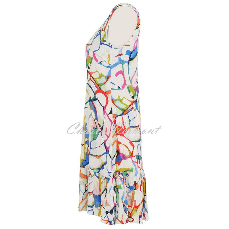 Dolcezza 'Fighting The Wind' Seersucker Sleeveless Dress - Style 25645