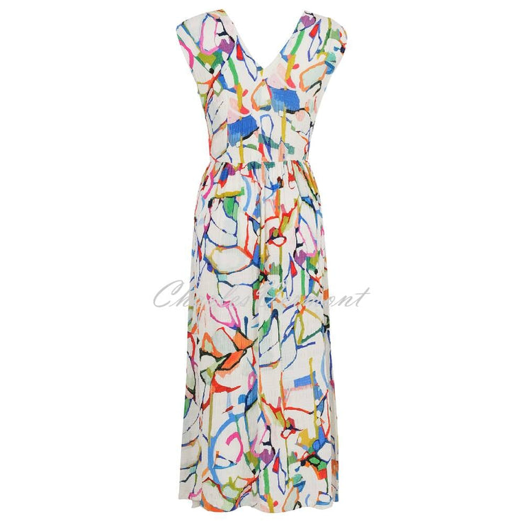 Dolcezza 'Fighting The Wind' Seersucker Sleeveless Dress - Style 25646