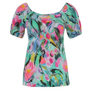 Dolcezza 'Pure Joy' Top With Puff Sleeves - Style 25662
