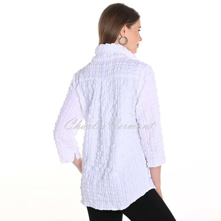 Frank Lyman Bubble Jacquard Blouse - Style 256837U