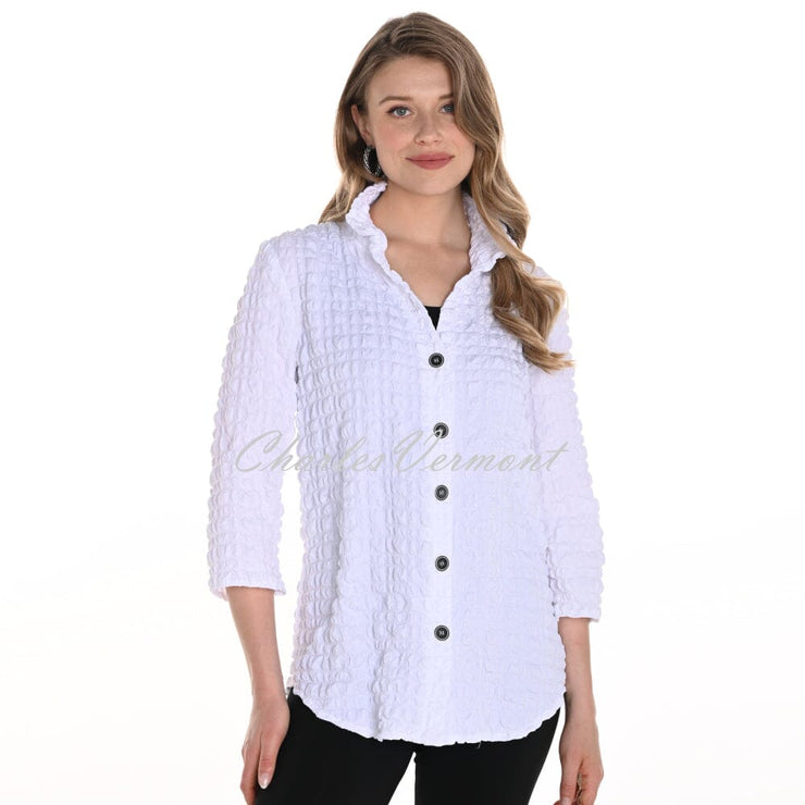 Frank Lyman Bubble Jacquard Blouse - Style 256837U