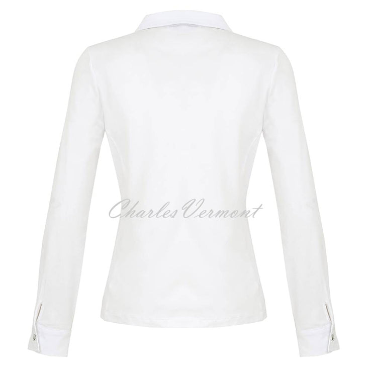 Dolcezza 'Palmetto Series' Blouse With Diamanté Detail - Style 25691