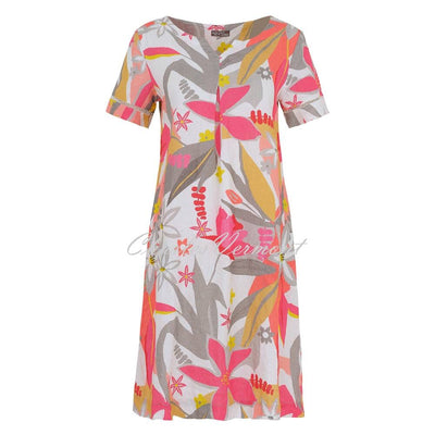 Dolcezza 'A Smell Of Gardenia' Linen Dress - Style 25703