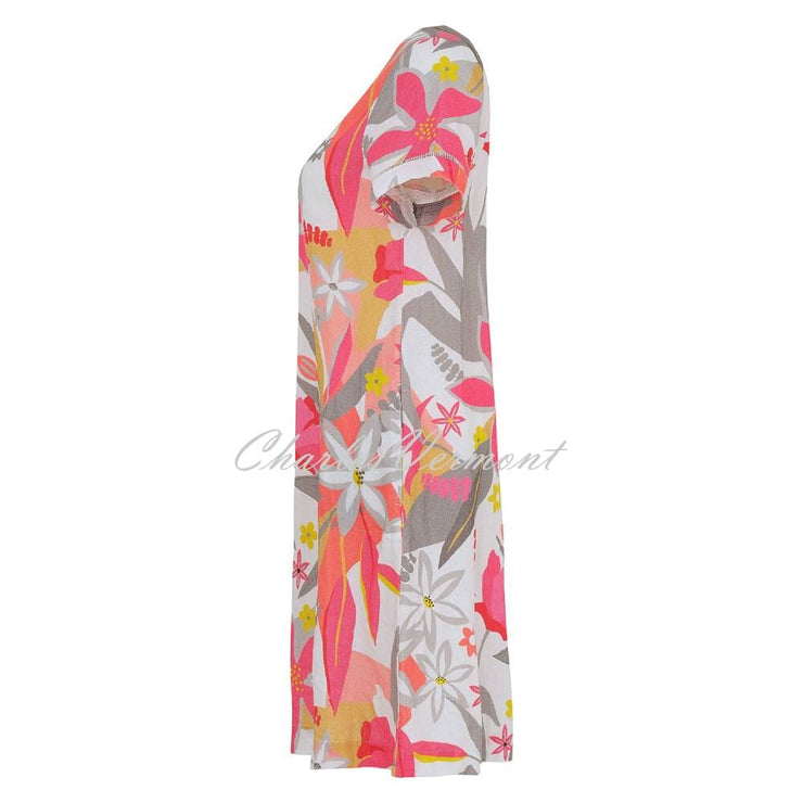 Dolcezza 'A Smell Of Gardenia' Linen Dress - Style 25703