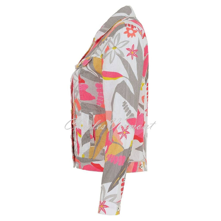 Dolcezza 'A Smell Of Gardenia' Linen Jacket - Style 25705
