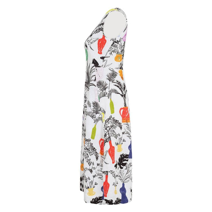 Dolcezza 'Summer Bouquet' Sleeveless Linen Dress - Style 25715